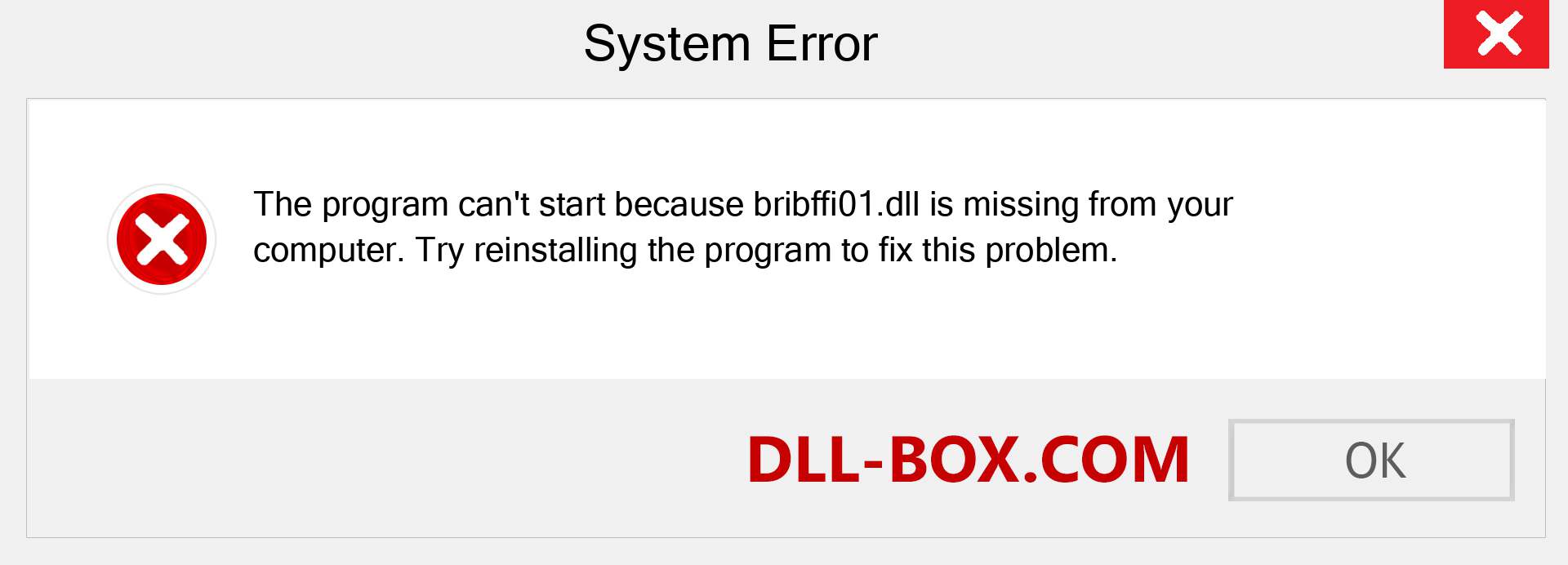  bribffi01.dll file is missing?. Download for Windows 7, 8, 10 - Fix  bribffi01 dll Missing Error on Windows, photos, images